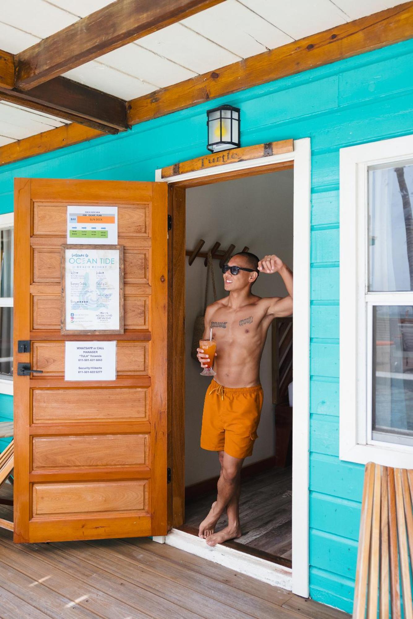 Ocean Tide Beach Resort San Pedro  Buitenkant foto